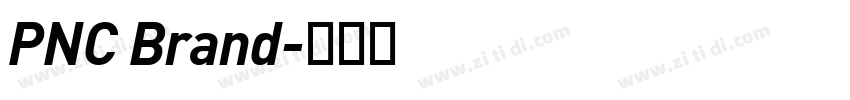 PNC Brand字体转换